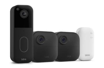 All-new Blink Video Doorbell + Outdoor 4 – Wireless smart security cameras, head-to-toe HD view, two-year battery life. Sync Module Core included – 2 camera system + Video Doorbell