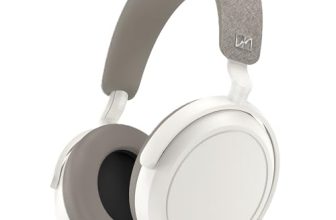 Sennheiser Consumer Audio Momentum 4 Wireless Headphones – Bluetooth Headset for Crystal-Clear Calls with Adaptive Noise Cancellation, 60h Battery Life, Customizable Sound, White (509267)