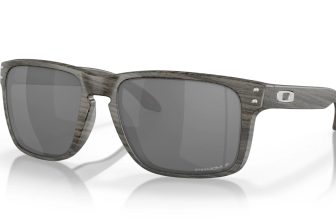 Oakley Holbrook XL POLARIZED Sunglasses OO9417-3459 Woodgrain W/ PRIZM Black
