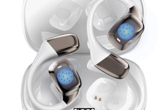 AI Translation Earbuds Real Time Languages Translator Ear Buds Audifonos Traductores Inglés Español 3-in-1 Translating Wireless Earphone Bluetooth Headphones for Travel Business Meeting Learning White