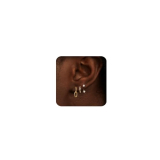 Kenivira 14K Gold Plated Hoop Earrings Set for Women Trendy, Hypoallergenic Earring Sets for Multiple Piercing,Small Dangle Huggie Cartilage Stud Earring Stacks Jacket Pack