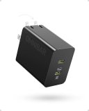 Omnibar 45W Dual USB C Charger Block, iPhone 17 16 15 Charger Fast Charging, Foldable PD3.0 PPS USB C Wall Charger, Compact Power Adapter for Samsung S25 S24 S23, iPad, AirPods, Steam Deck, Switch 2