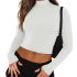 REORIA Double Lined Sexy Halter Tops for Women V Neck Sleeveless Cami Y2K Trendy Crop Tank Tops for Going Out Teen Girls Brown Small