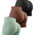 YNNTHY Women’s 3 Piece Workout Shorts Scrunch Butt Lifting High Waist Gym Biker Seamless Ruched Booty Yoga Shorts S-XL(Y61S-B/Grey/Lotus)