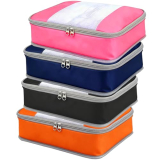 Packing Cubes for 22″ Suitcase Travel Luggage Organizers – Travel Organizer Bags Luggage Clothes Accessories Storage Carry on Suitcase Packing Pouches Bag For Men Women Kids 1/2X4PACK