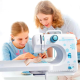 Sewing Machine for Beginners, Starter Sewing Machine For Adults, 505 New Upgraded Pro Starter Sewing Machines with Extension Table -7 Presser Feet, Foot Pedal