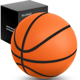 BALSMART Silent Basketball Size 7/29.5”, Airless Indoor Basketball for Quiet Dribbling and Indoor Training, Foam Ball with Real Groove and Bounce