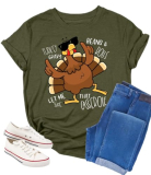 Thanksgiving Shirts for Women Turkey Shirt Gravy Beans and Rolls T-Shirt Thankful Fall Gifts Giving Grateful Tee Tops Brown