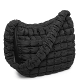 VH&GRED Quilted Carryall Bag,Puffer Purse for Women, Quilted Crossbody Bag with Chain Strap, Soft Puffer Tote Handbag, Lightweight Shoulder Bag, Fashionable Winter Clutch