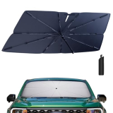 Windshield Sun Shade Umbrella: for Ford Maverick-2022-2023-2024 2025 – Front Ford Maverick Hybrid XL XLT Custom Car Window Shades – Foldable Sunshades Block UV Keep Cool