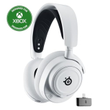 SteelSeries Arctis Nova 7X Wireless Multi-Platform Gaming Headset — Neodymium Magnetic Drivers — 2.4GHz+Bluetooth — 38Hr USB-C Battery — AI Mic — Xbox Series X|S, PC, PS5, Switch, VR, Mobile – White
