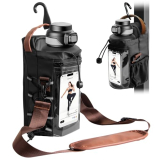 Nodfens Magnetic Gym Bag for Men and Women, Upgraded Small Gym Bag with Hook and Clear Design Phone Bag, Magnetic Water Bottle Holder with Adjustable Strap