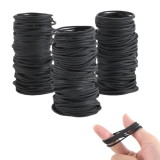 Rubber bands Size16 Black Rubber Band 600 PCS Elastic rubber Band,Heat Resistant Rubber Bands for Office Supplies File Folders Litter Box