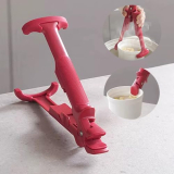 Mutifunctional Anti-Scald Dish Clip, Heat-Resistant Silicone Hot Bowl Gripper for Kitchen, Hot Dish Plate Gripper Clips & Steamer Tongs with Non-Slip Grip Cooking Tongs for Microwave, Oven & Stove
