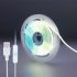 Leominor Water Dental Flosser – 5 Modes Cordless Portable Oral Irrigator, IPX7 Waterproof, Rechargeable Teeth Cleaner Upgrade Datchable Tank Professional Flossing Cleaning Pick for Home Travel (White)