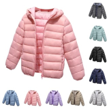 Neverself Girls Winter Coat Kids Puffer Coat Jacket Lightweight Hooded Packable Outerwear Warm Padded Down Coats 4-11 Years