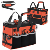 Tool Bag -15 inch Wide Mouth Men’s Tool Bag – Used for tool storage, handling, and organization, for home DIY and equipment storage
