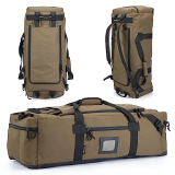 105l Large Duffel Bag For Travel, Gym & Sports – Water Repellent Polyester, Hidden Straps, Shoe Compartment – Perfect Luggage Duffle Bag Or Backpack For Men & Women