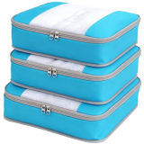 Packing Cubes for 21″ Suitcase Travel Luggage Organizers – Travel Organizer Bags Luggage Clothes Accessories Storage Carry on Suitcase Packing Pouches Bag For Men Women Kids 1/2X3PACK