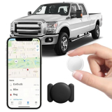 No Subscription GPS Tracker for Vehicles Work with Find My (iOS Only) Magnetic Case Real Time Location Mini Item Finder Global Coverage Hidden Car Tracking Device No Monthly Fee or SIM Card Required