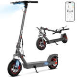 TST Electric Scooter, 500W/700W Peak Motor,15/30 Miles Range, 18/23 Mph Foldable E-Scooter, Solid Tires, Shock Absorbers, Adult Scooter for Commuting (8.5″ Tires-500W Peak-17MPH-Single Braking)