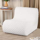 LOVMOC Bean Bag Chairs for Adults, Comfy Floor Sofa with Memory Foam, Giant Bean Bag Couch for Living Room Bedroom Dorm Office, Cream