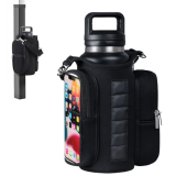 Magnetic Gym Bag for Men & Women – Water Bottle Holder, Crossbody Strap, Touchscreen Pocket & Creative Storage – Perfect for Gym, Running, Travel & Fitness Essentials