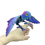 MAVLENT 3D Printed Parrot Animals Toys – Flexible Fidget Toys for Adults, Home Office Decor, Stocking Stuffers Bulk, Birthday Party Halloween (Random)