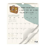 2026 Wall Calendar – 2026 Calendar 12 Month, Jan. 2026 – Dec.2026, 11.4″ x 14.6″, Hanging Wall Calendar 2026 with Monthly Demotivational Quotes, Large Blocks, Perfect Desk/Office Decor Gift
