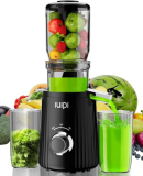 Cold Press Juicer, Slow Masticating Juicer Machines for Whole Vegetable and Fruit, 4.3″ Feed Chute, BPA Free, Quiet Easy Clean Juicer to Unlock Fresh & Nutritious Juices(Black)