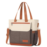 Codcey Lunch Box Lunch Bag Women, Leakproof Insulated Lunch Cooler Bag for Women, Large Lunch Tote Bags Adults(Brown,16.2L)