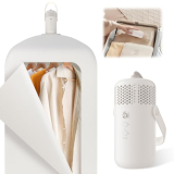 Keafont Portable Clothes Dryer, Compact Portable Dryer Machine for Apartment, RV, Travel – Premium 1000w Mini Dryer with Dry Bag, Hook for Light Clothes, Underwear