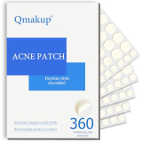 Qmakup Pimple Patches for Face,Acne Patches for Face,Pimple Patch,Zit Patches,Hydrocolloid Blemish Patches for Covering Zits,with Salicylic Acid,Tea Tree oil & Calendula oil (360 Counts, Count, 360)