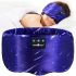 MUSICOZY 3D Bluetooth Sleep Mask with Headphones and Timer, Wireless Sleep Headphones for Side Sleepers, Eye Mask with Bluetooth Headphone, Purple