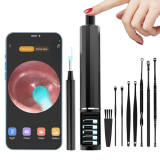 Ear Wax Removal Tool Camera, Ear Cleaner with Camera Earwax Removal kit with Camera, Ear Camera 1080P with 6 LED Lights, Compatible with iOS&Android