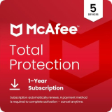 McAfee Total Protection 2026 Ready 5-Device | AntiVirus Software 2026 for PC, Secure VPN, Password Manager, Identity Monitoring | 1 Year Subscription Auto-Renewal