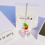 Dog Memorial Suncatcher Passing Away Gifts for Loss of Dogs Bereavement Gifts Dogs Loss of Dog Sympathy Gift Unique Pet Condolence Gift Ideas Clear Crystal Ball Indoor Window Charms Hanging