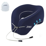 Travel Neck Pillow for Airplanes, Neck Pillow for Traveling,360º Ergonomic Memory Foam Travel Pillow, Soft and Breathable Cover,Portable Pillows for Car, Train or Airport Travel Essentials(Navy)