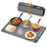 iTRUSOU Electric Warming Tray – Full Surface Heating,Rollable & Portable,Premium Silicone Nano-Material,3 Temperature Settings,Auto Shut-Off -Versatile Food Warmer for Gatherings,Parties,Everyday Use