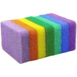 Kitchen Silicone Cleaning Sponges 7 PCS, Non-Scratch Scrub Dish Sponges Reusable Sponge Multi-Purpose Washable Colored Sponges for Bathroom Tiles,Leather Items,Shoes, Walls,Car Interiors