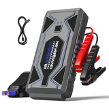 NEVERLAND Jump Starter – 6500A Battery Jumper Starter Portable for 10.0L Gas and 8.0L Diesel Engine,12V Car Battery Jump Starter with LED Light, Jumper Cables