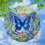 Wind Spinners Outdoor Butterflies – Birthday Gifts for Women Men Mom, Hanging Butterfly 12 inch 3D for Garden Decor for Outside, Patio, Yard, Outdoor