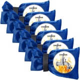 Outdoor Faucet Covers for Winter, Actgan 8.3″H x 6″W Thickened Outside Garden Faucet Socks for Freeze Protection, Reusable Insulated Hose Bib Faucet Covers, 6 Pack, Blue