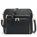 Goinsound Vegan Leather Crossbody Bags for Women,Crossbody Purse with RFID Blocking, 8 Card Slots & Adjustable Strap