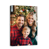 Anjiefo Custom Picture Canvas Prints (Framed 8X10) – Personalized Wall Art with Your Photos, Custom Photo Decor for Birthday Gifts, Wedding Gifts, Home Use