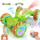 Nicella Gesture Sensing RC Stunt Car, Remote Control Car for Boys Toys Age 6-8-12, 4WD Hand Controlled RC Twist with Light & Music, Cool and Ideas Gifts for Kids Age 7 9 10 11 12 Years