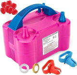 XBllcyiv Portable Electric Balloon Pump/Electric Balloon inflator Decoration, 110V. fLatest Version 300W Upgrade for Party, Gift, Wedding Celebration, Holiday Party Decoration.