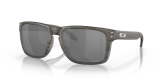 Oakley Holbrook XL POLARIZED Sunglasses OO9417-3459 Woodgrain W/ PRIZM Black